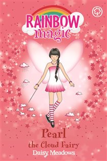 Book cover: Pearl The Cloud Fairy (Book 3 of Rainbow Magic) by Daisy Meadows (preview)