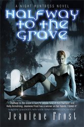 Book cover: Halfway to the Grave, by Jeaniene Frost (preview)