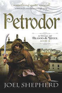 Book cover: Petrodor, by Joel Shepherd (preview)