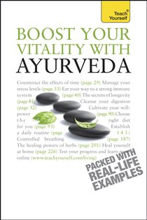 Book cover: Boost Your Vitality With Ayurveda, by Sarah Lie (preview)