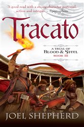 Book cover: Tracato, by Joel Shepherd (preview)