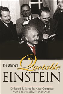 Book cover: The Ultimate Quotable Einstein, by Albert Einstein (preview)