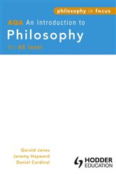 Book cover: AQA An Introduction to Philosophy for AS level, by Gerald Jones (preview)