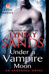 Book cover: Under a Vampire Moon (Book 16 of Argeneau Vampire) by Lynsay Sands (preview)