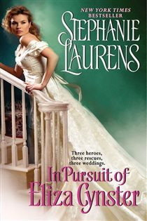 Book cover: In Pursuit of Eliza Cynster (Book 2 of Cynster Sisters Trilogy) by Stephanie Laurens (preview)
