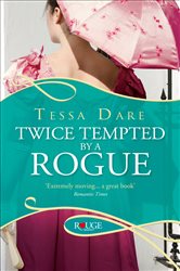 Book cover: Twice Tempted by a Rogue: A Rouge Regency Romance, by Tessa Dare (preview)