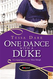 Book cover: One Dance With a Duke: A Rouge Regency Romance, by Tessa Dare (preview)
