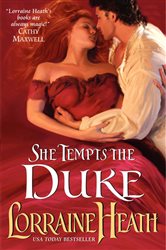 Book cover: She Tempts the Duke (Book 1 of Lost Lords of Pembrook) by Lorraine Heath (preview)
