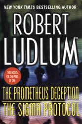 Book cover: The Prometheus Deception/The Sigma Protocol, by Robert Ludlum (preview)