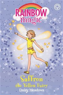 Book cover: Saffron the Yellow Fairy (Book 3 of Rainbow Magic) by Daisy Meadows (preview)