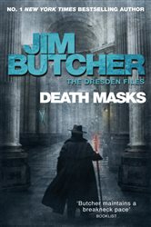 Book cover: Death Masks (Book 5 of Dresden Files) by Jim Butcher (preview)