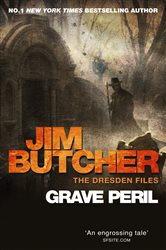 Book cover: Grave Peril (Book 3 of Dresden Files) by Jim Butcher (preview)