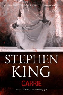 Book cover: Carrie, by Stephen King (preview)