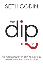 Book cover: The Dip, by Seth Godin (preview)