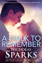 Book cover: A Walk To Remember, by Nicholas Sparks (preview)