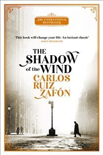 Book cover: The Shadow of the Wind, by Carlos Ruiz Zafon (preview)