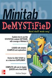 Book cover: Minitab Demystified, by Andrew Sleeper (preview)