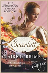 Book cover: Scarlett (Book 1 of Women of Fire Trilogy) by Claire Lorrimer (preview)