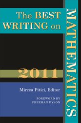 Book cover: The Best Writing on Mathematics 2011, edited by Mircea Pitici (preview)