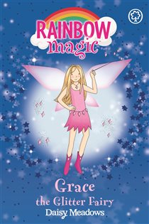 Book cover: Grace The Glitter Fairy (Book 3 of Rainbow Magic) by Daisy Meadows (preview)