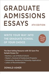 donald asher graduate admissions essays pdf