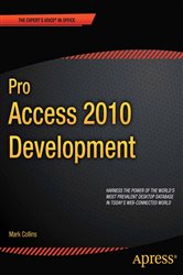 Book cover: Pro Access 2010 Development, by Mark Collins (preview)