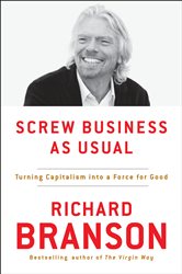 Book cover: Screw Business As Usual, by Richard Branson (preview)