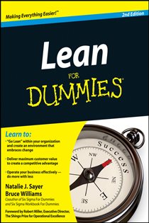 Book cover: Lean For Dummies, by Natalie J. Sayer (preview)