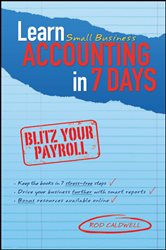 Book cover: Learn Small Business Accounting in 7 Days, by R. A. Caldwell (preview)