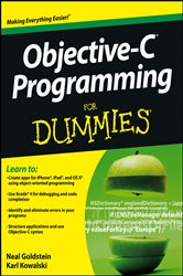 Book cover: Objective-C Programming For Dummies, by Neal Goldstein (preview)
