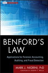 Book cover: Benford's Law, by Mark J. Nigrini (preview)