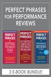 Book cover: Perfect Phrases for Performance Reviews (EBOOK BUNDLE), by Douglas Max (preview)