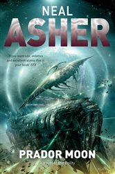Book cover: Prador Moon, by Neal Asher (preview)