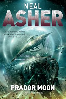Book cover: Prador Moon, by Neal Asher (preview)
