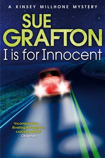 Book cover: I is for Innocent (Book 9 of Kinsey Millhone Alphabet series) by Sue Grafton (preview)