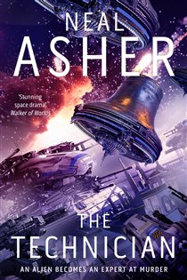 Book cover: The Technician, by Neal Asher (preview)