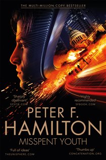 Book cover: Misspent Youth, by Peter F. Hamilton (preview)