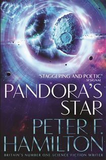 Book cover: Pandora's Star (Book 1 of Commonwealth Saga) by Peter F. Hamilton (preview)
