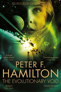 Book cover: The Evolutionary Void (Book 3 of Void Trilogy) by Peter F. Hamilton (preview)