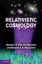 Book cover: Relativistic Cosmology, by George F. R. Ellis (preview)