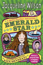 Book cover: Emerald Star (Book 3 of Hetty Feather) by Jacqueline Wilson (preview)