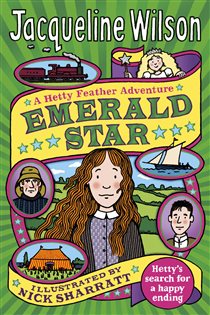 Book cover: Emerald Star (Book 3 of Hetty Feather) by Jacqueline Wilson (preview)