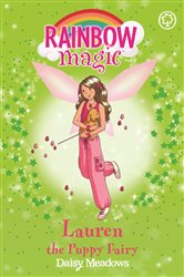 Book cover: Lauren The Puppy Fairy (Book 4 of Rainbow Magic) by Daisy Meadows (preview)