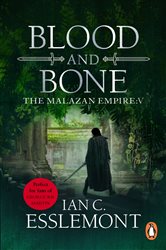 Book cover: Blood and Bone (Book 5 of Malazan Empire) by Ian C Esslemont (preview)