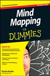 Book cover: Mind Mapping For Dummies, by Florian Rustler (preview)
