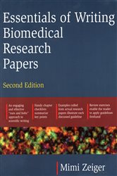 Book cover: Essentials of Writing Biomedical Research Papers. Second Edition, by Mimi Zeiger (preview)