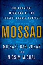 Book cover: Mossad, by Michael Bar-Zohar (preview)