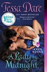 Book cover: A Lady by Midnight (Book 3 of Spindle Cove) by Tessa Dare (preview)