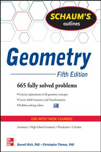 Book cover: Schaum's Outline of Geometry, 5th Edition, by Christopher Thomas (preview)