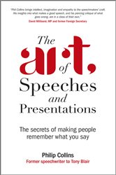Book cover: The Art of Speeches and Presentations, by Philip Collins (preview)